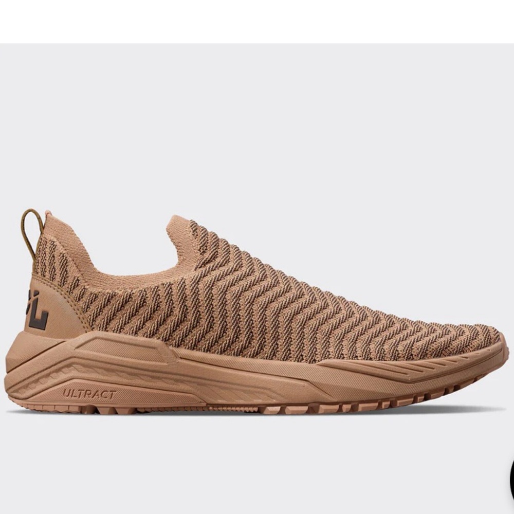 APL Women’s TechLoom Tan  Knit Slip-On Sneakers - Size 7.5